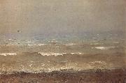 Levitan, Isaak Bank of the means sea France oil painting artist